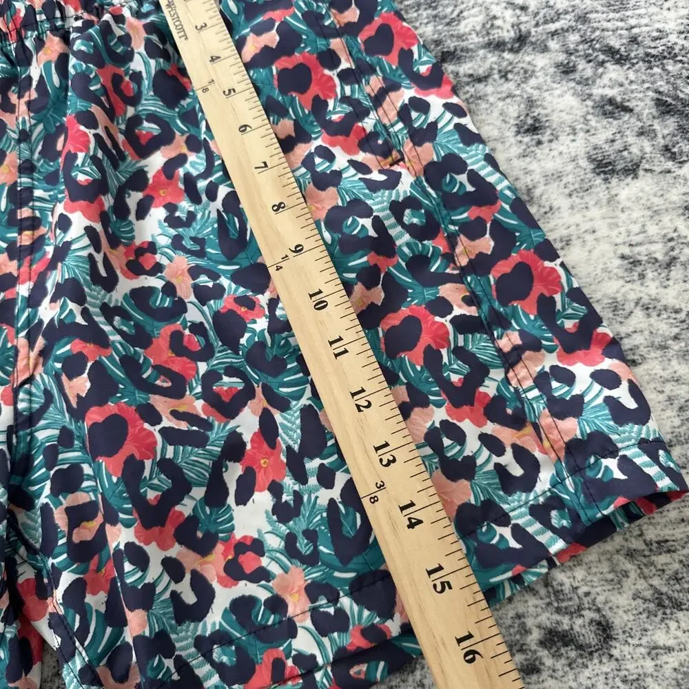 Boardies‎ Apparel Sz Large Mens Swim Trunks Board Shorts Hawaii Tropical Leopard